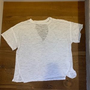 Free People We the Free Jordan Cutout Tee